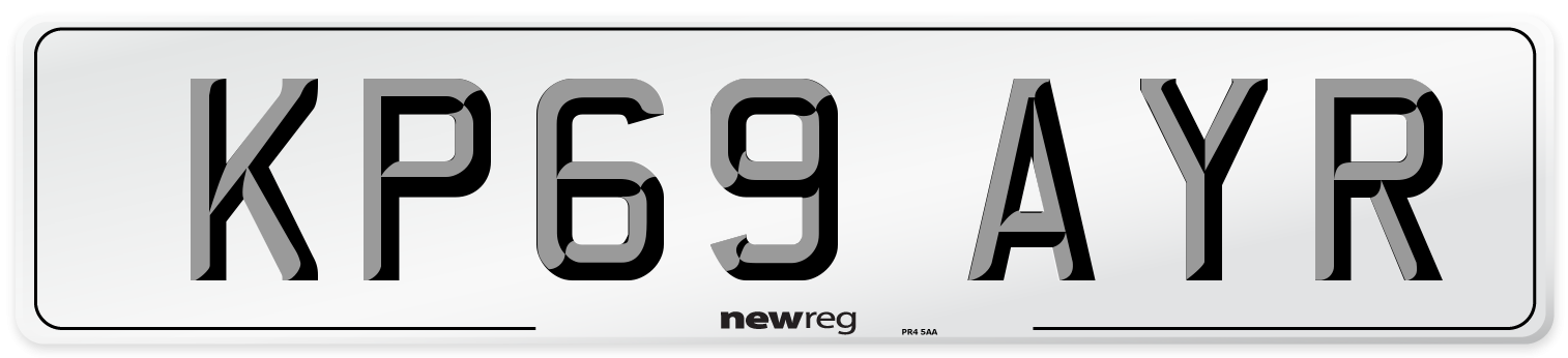 KP69 AYR Number Plate from New Reg